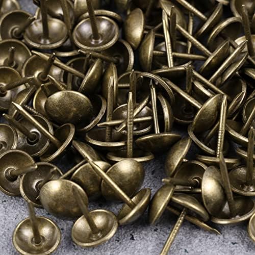 Sofá de rebite doitool 100pcs pin tachões decorativas xmm projeta estofamento de cabeça metal vintage para tábua kits de sofá natura