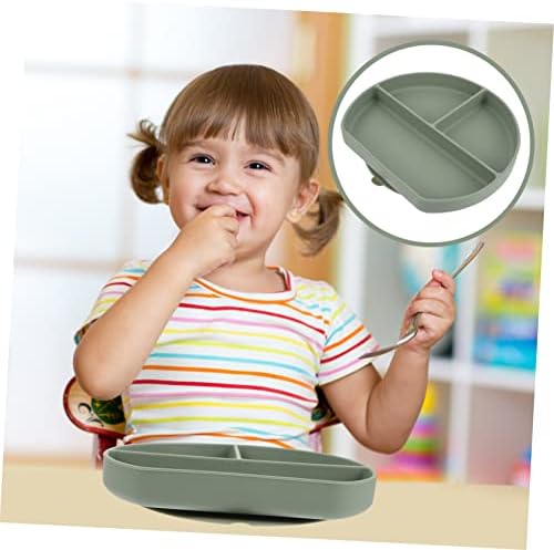 Placas de sucção de silicone de compartimento Toyvian Placas de sucção Placas de sucção para Baby Silicone Placas Baby Placas de alimentação
