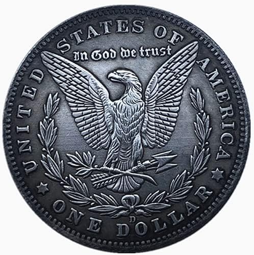 Coleção de piratas do esqueleto dos EUA moeda, copiar o antigo Morgan Hobo Coin Comemoration Belge Toy