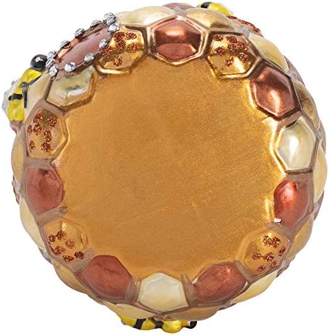 Kurt Adler Noble Gems Bee-Hive Glass Ornament