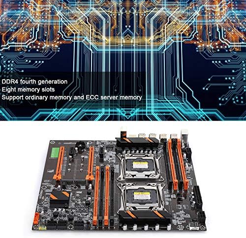 Placa -mãe da área de trabalho, DDR4 LGA2011 3 CPU para a placa principal Intel x99, placa de rede RTL8111H Gigabit integrada, canal