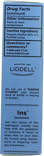 Insônia homeopática de Liddell - 1 fl oz