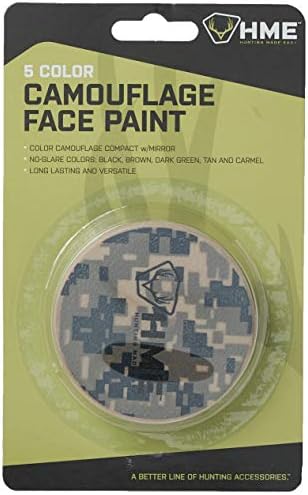 HME Products 5 Color Camar Face Paint com espelho