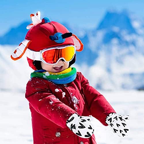 Lined lã para criança lubrificar crianças luvas de inverno luvas infantis luvas de esqui na neve à prova d'água