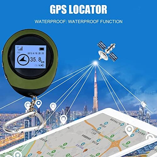 N/A Receptor de navegação GPS de rastreador com fivela USB recarregável para o turismo florestal Ferramenta de gravador de dispositivos de dispositivo de caminhada