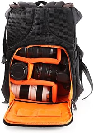 Liruxun de grande capacidade Câmera de vídeo ombros Backpack Impermeável com capa de chuva ajuste de 15,6 Bolsa de laptop DSLR