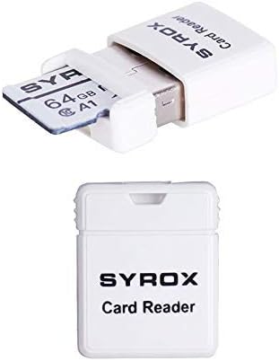 Syrox Micro SD Mini Card Reader Data Transfer Rápido e conveniente, fácil de transportar, plugue e reproduzir