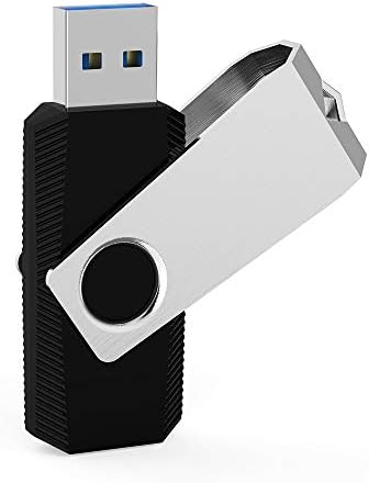 64 GB Flash Drive, Aiibe USB Flash Drive Drive Drive 64 GB Memory Stick Drive Zip Swivel Design Pen Drive Fold Storage