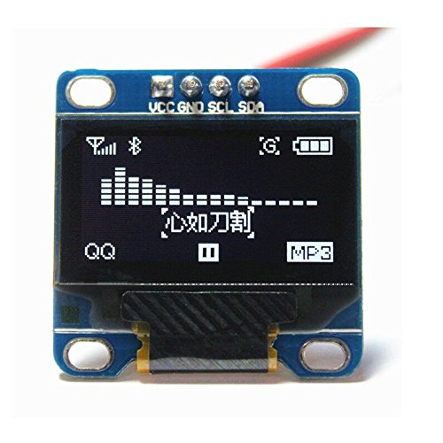 Ardest White 0,96 polegada 128x64 I2C IIC OLED Módulo de exibição LCD para Arduino