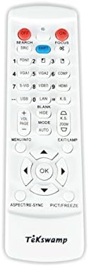 Controle remoto do projetor de vídeo tekswamp para epson 810p