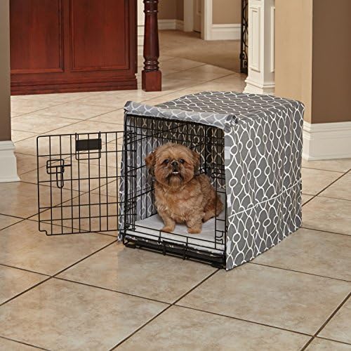 Capa de caixa de cães no meio -oeste, capa de caixote de cães de privacidade se encaixa em caixas de cães no meio