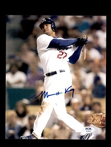 Matt Kemp PSA DNA CoA assinado 8x10 Photo Dodgers Autograph - Fotos de MLB autografadas