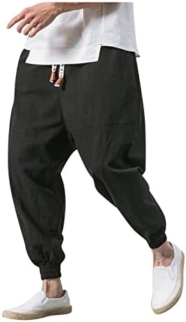 Dudubaby Boys calças de neve calças largas calças de cordão de cordão de algodão largura de ioga de perna largo