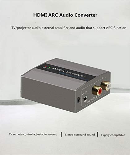 Conversor de áudio de arco HDMI Arc Return TV/Projeção amplificador de projeção Sound RL RED E BRANCO DUPLO LOTUS HDMI
