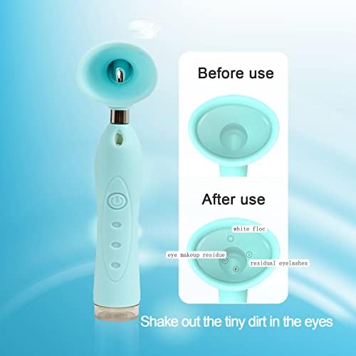 Copo de lavagem de olhos ultrassônicos, kit de lavagem de silicone portátil com função de massagem ocular, usando oculares