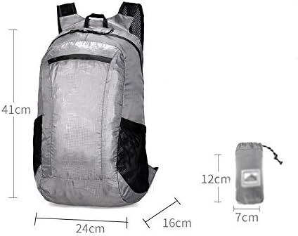 Uxzdx CuJux 20L Lightweight Portable Backpack Sack dobrável à prova d'água Backpack Saco dobrável