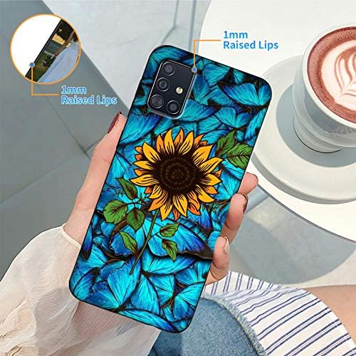 DIKOER GALAXY A51 CASE, para a caixa Samsung A51, capa de proteção contra protetora anti-arranhão de silicone líquido macio e