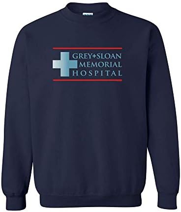 Anatomia de Gray Licenciada oficialmente Gray + Sloan Memorial Hospital Fleece Crewneck Sweetshirt