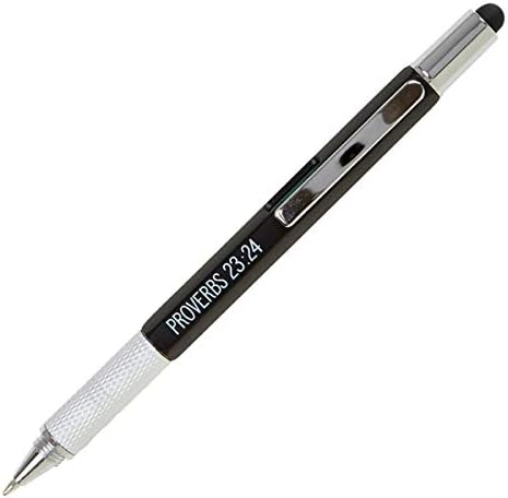 Needzo para papai, Provérbios 23:24 caneta de caneta e marcador para amantes de tecnologia, 6 polegadas