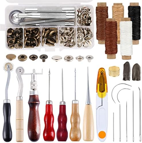 Kit de ferramentas de artesanato de couro profissional de couro
