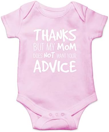 Obrigado, mas minha mãe não quer seu conselho - Funny Sarcasm Baby Rodper Beddler Bodysuit