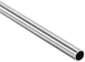 UXCELL 304 Tubos redondos de aço inoxidável 3 mm od 0,2 mm espessura da parede de 250 mm Tubo de tubo reto sem costura de comprimento