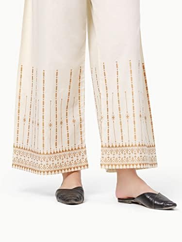 calças salwar de calça de calça de feminino de EDENROBE com calças indianas de fundo comum para mulheres