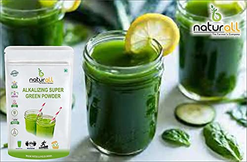 Fast Mart Alcalizando Super Verdes | Vitaminas e minerais naturais | Rico em antioxidantes - 200 g por B Naturalall