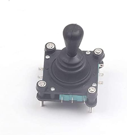 Makee 5A interruptor 240V 4NO 4NC Momentário 2 4 Posição 360 graus Retorno de mola de 2,5 mm Monolever de linha de fixação