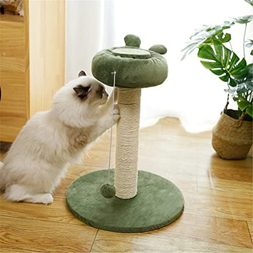 FEGOCLT GATS SUBTEM CATOS SRACTING TRHO TRINHOLADO TRINHADO SISAL Toy para Kitten Interactive Cats Toy com Cats Plush Pad Sisal Pillar