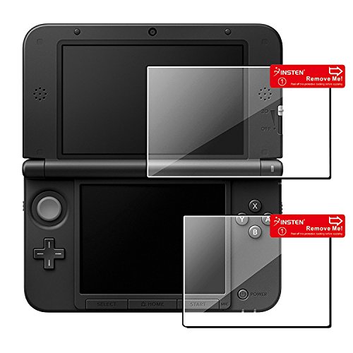 EveryDaysource Compatível com a Nintendo New 3DS XL / NOVO 3DS LL / 3DS XL / 3DS LL 1 Configuração de tela superior / inferior LCD Protetor, 5-Pack
