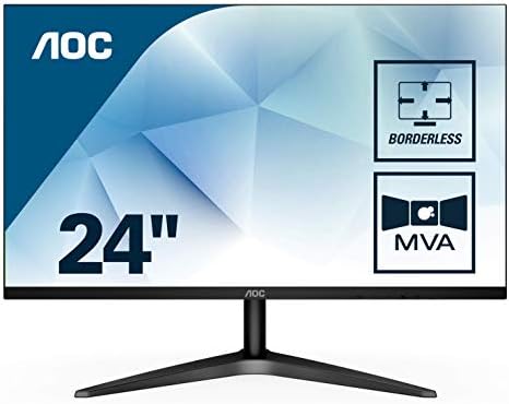 AOC 24b1h 24 Full HD 1920x1080 Monitor, 3 lados sem moldura, PAINEL VA, HDMI/VGA, FLICKER FREE