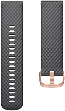 Fehauk 18 20 22mm Smart Watch tiras oficiais para Garmin Venu 2 Silicone Pulsent Belt para Garmin Venu 2s Sq Bracelet WatchBand
