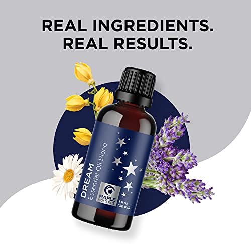 Mistura de óleo essencial do sono para difusor - óleos essenciais de sonho para difusores aromaterapia e bem -estar com ylang -ylang