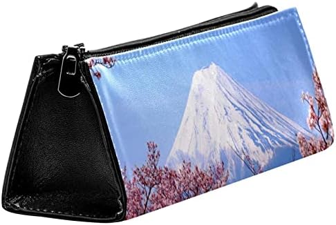 Tbouobt Bolsa cosmética para mulheres, bolsas de maquiagem Bolsa de higiene pessoal espaçosa Bolsa de viagem, Blossoms de vulcão de primavera japonesa