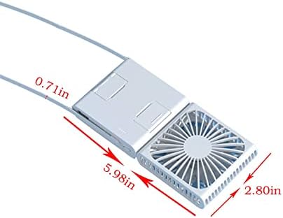 Yiisu Fan Portable, mini pequeno ventilador, ventilador recarregável, 3 velocidade de vento fã pessoal USB para camping
