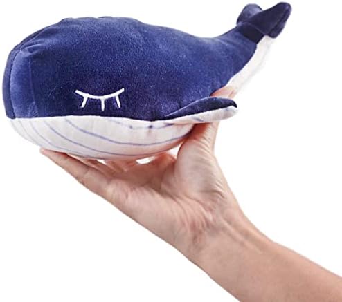 Lala Home Home Azul mole de baleia travesseiro de pelúcia, pillow de abraço de animais de baleia gigante, travesseiro de pelúcia