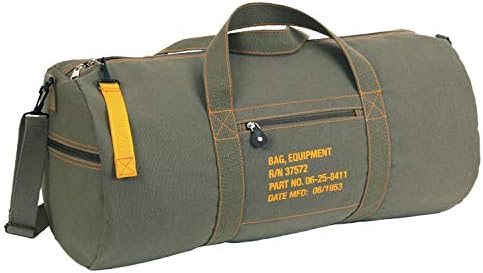 Bolsa de equipamentos de tela Rothco - 24 polegadas, azeitona monótona