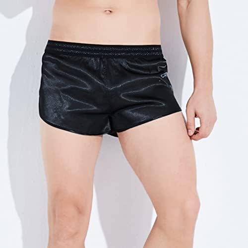 Shorts miashui para homens casuais verão masculino calça de cor sólida banda elástica de elástico solto de esportes casuais rápidos
