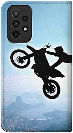 RW2675 Extreme Freestyle Motocross PU Caso de couro capa para Samsung Galaxy A52S 5G