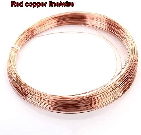 Nianxinn Fio de cobre de cobre Fio de cobre nua Bobina de linha de linha única elétrica sólida 99,9% Pure Natural Industrial