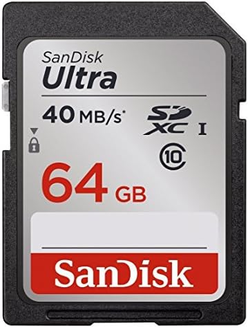 Sandisk Ultra 64GB Classe 10 SDXC Card de até 40MB/S-SDSDUN-064G-G46 [versão mais antiga]