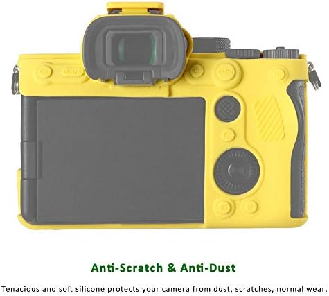 Caixa de câmera Easy Capuz para Sony Alpha 7S III A7S III ILCE-7SM3 A7SM3 A7S III A7SIII, superfície de textura, tampa
