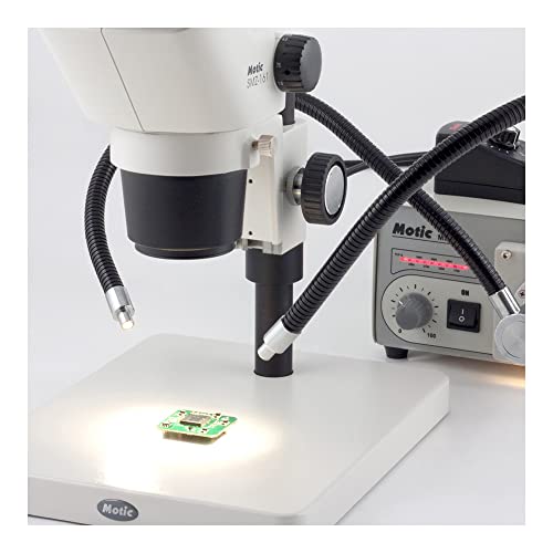 MOTIC 1100201300051 SMZ161 Microscópio estéreo binocular, incidente de halogênio/transmitido