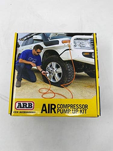 ARB 171302 Kit de inflação de pneus portátil, inclui mangueira de ar de 18 pés de comprimento e kit de acessórios, encaixe
