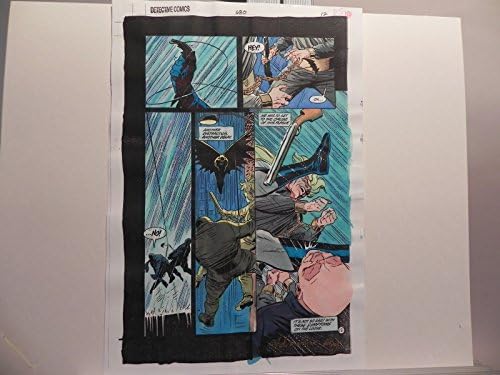 Batman 680#guias coloridas Arte de produção com C.O.A assinado/Adrianne Roy PG12
