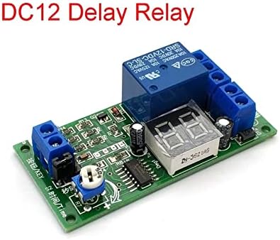 DC12V 1 segundos - 99 minutos Dinâmica LED Exibição de contagem regressiva Timer Timer Atraso Desligue o módulo de interruptor do relé de tempo