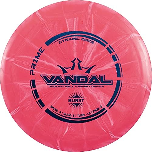 DISCOS dinâmicos Prime Burst Vandal Fairway Driver Golf Disc [cores podem variar]