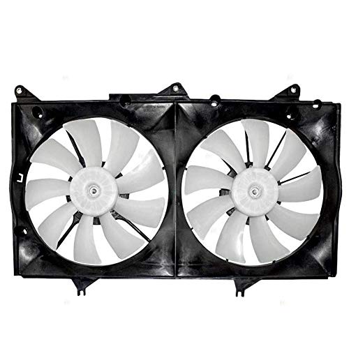 Ventilador de refrigeração rarefelétrico compatível com a Toyota Camry 2004-2005 por números de peça 16361-0A121 163610A121 16361-0A131 163610A131 16363-0A180 163630A180 16711-0A170 167110A1770 A36301101111170 167110A7770A130111117170 16711177