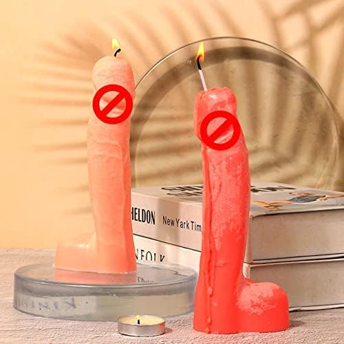 FeShow 3D reutilizável vela de vela de molde de moldes genitais moldes de handicraft de artesanato DIY Fazendo ferramentas de decoração de velas 15 cm de tamanho